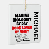 Meeresbiologe Lieben lesen CUSTOM Keramikornament (Rechts)