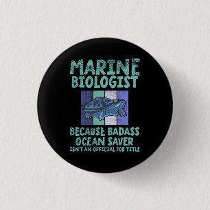 Meeresbiologe Meeresbiologie Button