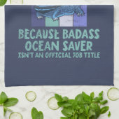 Meeresbiologe Meeresbiologie Geschirrtuch (Gefaltet)