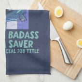 Meeresbiologe Meeresbiologie Geschirrtuch (Viertel Falte)