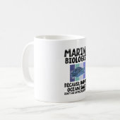 Meeresbiologe Meeresbiologie Kaffeetasse (Vorderseite Links)
