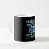 Meeresbiologe Meeresbiologie Kaffeetasse (Vorderseite Links)