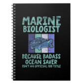 Meeresbiologe Meeresbiologie Notizblock (Vorderseite)