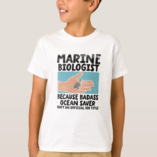 Meeresbiologe Meeresbiologie T-Shirt (Vorderseite)