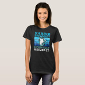 Meeresbiologe oder Fischfisch nagelte ihn als Meer T-Shirt (Vorne ganz)