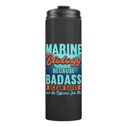 Meeresbiologe Thermosbecher (Vorderseite)