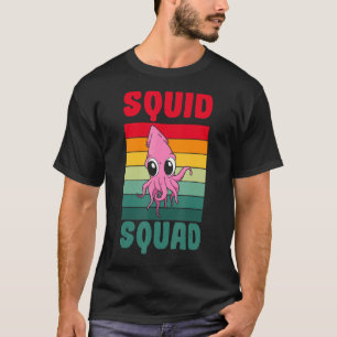 Meeresbiologe Vintager TINTENFISCH SQUAD Ozeanbiol T-Shirt