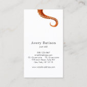 Meeresbiologie im Oktopus 2 Visitenkarte (Rückseite)