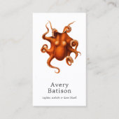 Meeresbiologie im Oktopus 2 Visitenkarte (Vorderseite)