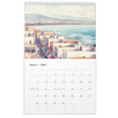 Meeresblau Kalender (Mär 2027)