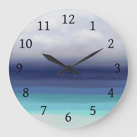 Meeresblick 277 große wanduhr (Vorderseite)