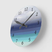 Meeresblick 277 runde wanduhr (Winkel)