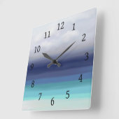 Meeresblick 277 runde wanduhr (Winkel)