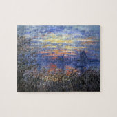 Meeresblick mit Sonnenuntergang von Claude Monet Puzzle (Horizontal)