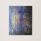 Meeresblick mit Sonnenuntergang von Claude Monet Puzzle (Vertikal)