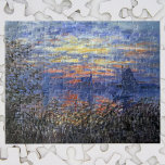 Meeresblick mit Sonnenuntergang von Claude Monet Puzzle<br><div class="desc">Marine View mit einem Sonnenuntergang (1875) von Claude Monet ist ein Vintager Impressionismus, der mit seinen Booten an der Seine bei Sonnenuntergang zu einem Kunstmaler wird. Über den Künstler: Claude Monet war Gründer der französischen impressionistischen Malerei, wobei die meisten seiner Gemälde "en plein air" (im Freien) Stil Impressionismus Landschaften sind....</div>