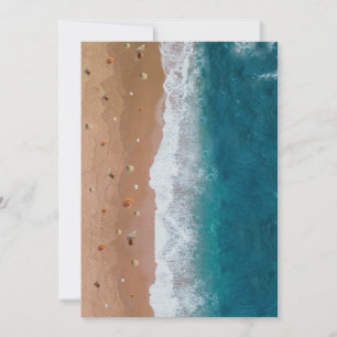MEERESBLICK STRAND MUSCHELN SOMMERFERIEN FEIERTAGSKARTE