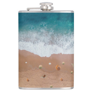 MEERESBLICK STRAND MUSCHELN SOMMERFERIEN FLACHMANN