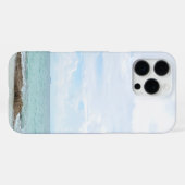 Meeresblick und Felsen iPhone Hülle (Rückseite (Horizontal))