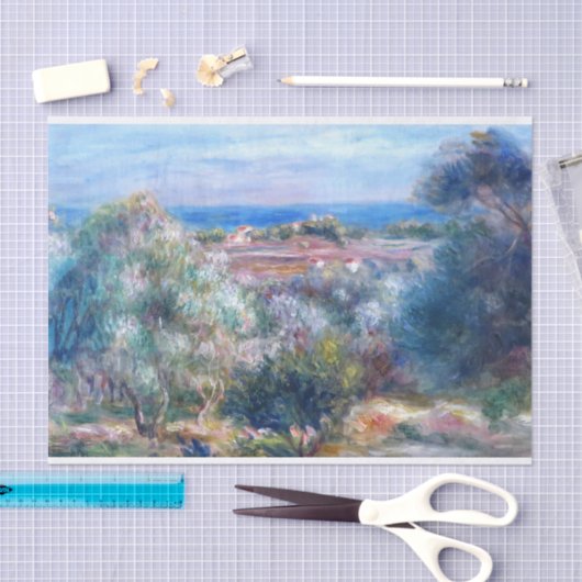 Meeresblick von Auguste Renoir Seidenpapier (Handwerk)