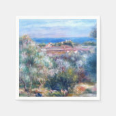 Meeresblick von Auguste Renoir Serviette (Vorderseite)