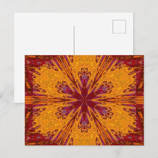 MEERESBLUME 4 POSTKARTE (Vorne/Hinten)