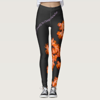 Meeresblumen im Ozeanparadies Leggings