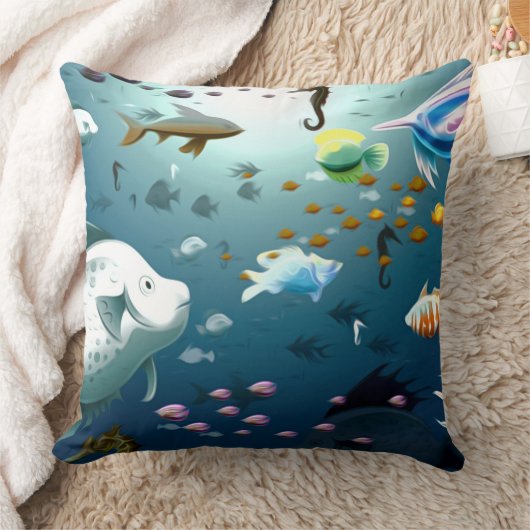 Meeresboden Decorative Kissen (Decke)