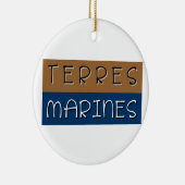 Meeresboden Keramik Ornament (Rechts)