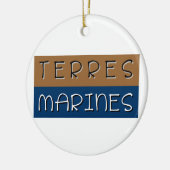 Meeresboden Keramik Ornament (Links)