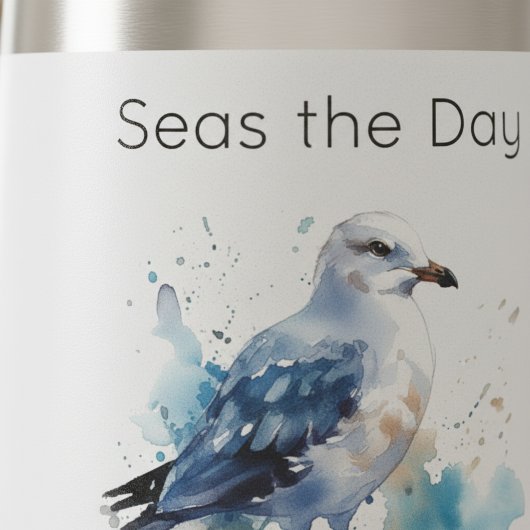 Meeresbrise: Aquareller Seagull