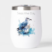 Meeresbrise: Aquareller Seagull (Vorderseite)