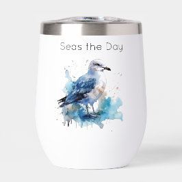 Meeresbrise: Aquareller Seagull