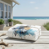 Meeresbrise: Aquareller Seagull Fleecedecke