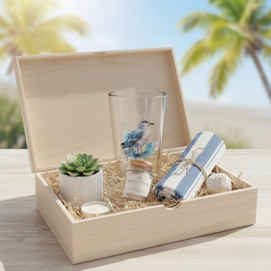 Meeresbrise: Aquareller Seagull Glas