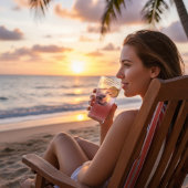 Meeresbrise: Aquareller Seagull Glas