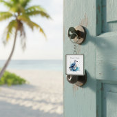 Meeresbrise: Aquareller Seagull Schlüsselanhänger