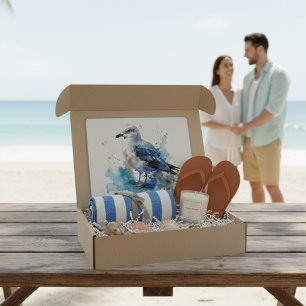 Meeresbrise: Aquareller Seagull Schneidebrett