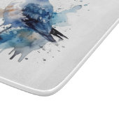 Meeresbrise: Aquareller Seagull Schneidebrett (Ecke)