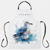 Meeresbrise: Aquareller Seagull Schürze (Vorderseite)