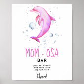 Meeresdolphin - Momosa Bar Poster (Vorne)