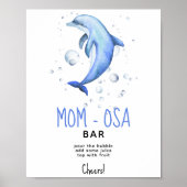 Meeresdolphin - Momosa Bar Poster (Vorne)