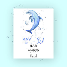 Meeresdolphin - Momosa Bar Poster