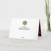 MEERESDRAGON 2 MONOGRAMM, rot Schwarz-weiß (Rückseite)