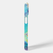 MEERESDRAGON IN GOLD BLAU GLITZERN MONOGRAM Case-Mate iPhone HÜLLE (Rückseite / Rechts)