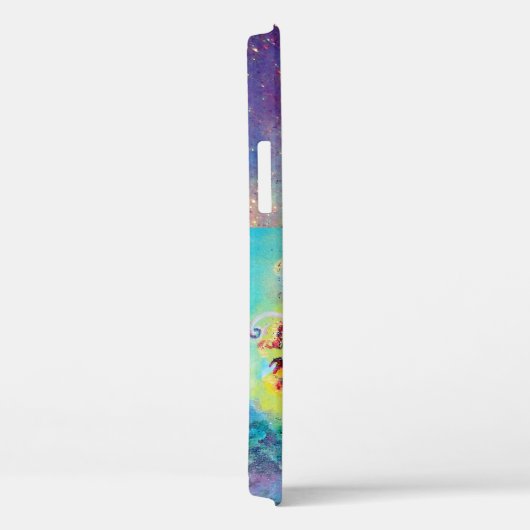 MEERESDRAGON IN GOLD BLAUE GLITZERN Case-Mate iPhone HÜLLE (Rückseite / Rechts)