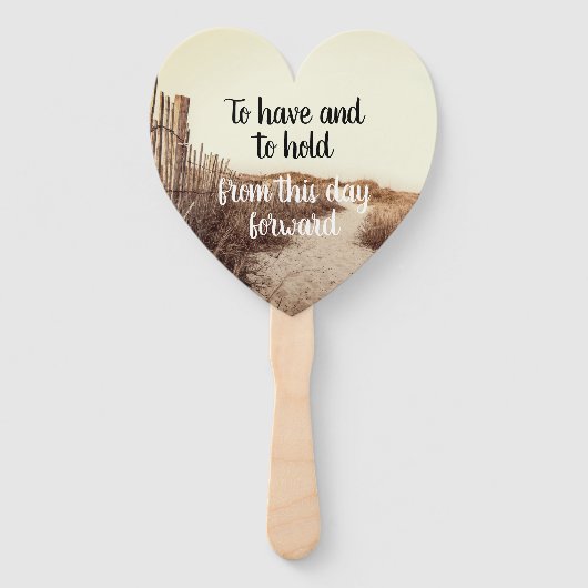 Meeresdünen, um Hochzeitsfans zu haben und zu halt Fächer (Vorderseite)