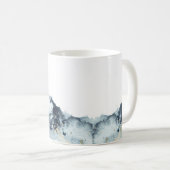 Meeresfarbenwellen Küstenwellen Save the Date Foto Kaffeetasse (VorderseiteRechts)