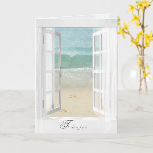 Meeresfenster Karte (Gelbe Blume)