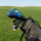 Meeresfisch Gelb mit schwarzen Streifen Golf Headcover (In SItu)